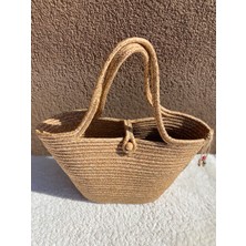 Elçiçek Homedecor Hasır Çanta,plaj Çantası