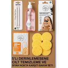 5'li Derinlemesine Cilt Temizleme ve Siyah Nokta Karşıtı Bakım Seti