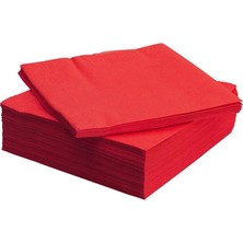 IKEA Fantastısk Peçete Kırmızı 40X40 cm 50 Adet 20552364