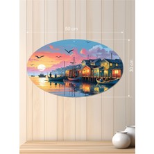 50X30 cm Uv Baskılı Özgün Mdf Tablo V1