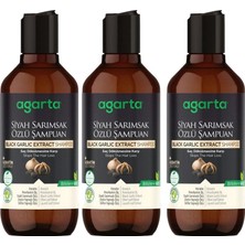 Agarta Doğal Şampuan Siyah Sarımsak Özlü 400 ml x 3 Adet