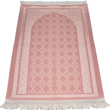 Selçuklu Desenli Astarlı Seccade (Pembe)