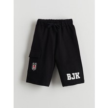 Lc Waikiki Yeni Sezon Beli Lastikli Besiktas Baskili Erkek Cocuk Sort - S5G209Z1