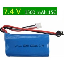 18650 7.4V 1500MAH 15C Li-Ion Helikopter Pil
