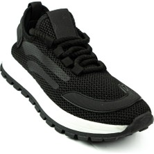 Gamelu 202409 Nepal Siyah Erkek Sneaker Ayakkabı