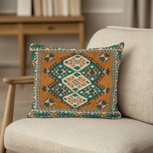 Geometrik Boho Desenli Yastık Kılıfı Kare