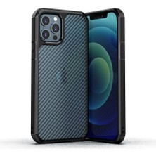 iPhone 12 Pro Max Uyumlu Iktk Inoks Kapak-Siyah