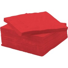 IKEA Fantastısk Peçete Kırmızı 24X24 cm 50 Adet 50552367
