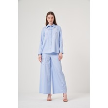 OE25Y939714 Omelya Nakışlı Pantolon