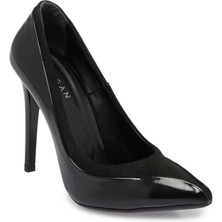 Tergan Siyah Vegan Kadın Stiletto - K24I1AY67470-Q4V