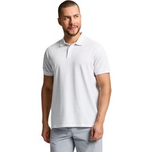 Slam Deck Polo Ss Erkek Beyaz Polo Tişört