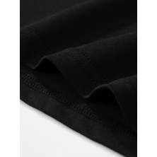 Beyaz Renk Erkek V Yaka T-Shirt Pamuklu Günlük Tişört
