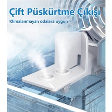 Mini Masaüstü Soğutma Fanı Nemlendirici Klima Fanı Buzlu Model Soğutucu