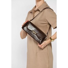 Best Brand Kadın Rugan Baget Çanta