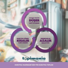 6 Adet Xxl Doğal Yerli Üretim Çamaşır Yün Kurutma Topu 6 Adet 10 ml Esans - Kurutma Makinesi Için