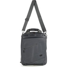 Ççs 51426 Su Geçirmez Kumaş Unisex Sırt ve El Çantası – Şık ve Dayanıklı Tasarım - Gri