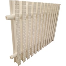Gemaş Havuz Savak Kanal Izgarası Plastik 20 cm Çift Geçme (15 Metre)