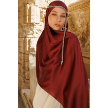 Bordo Diamond Aura Şal