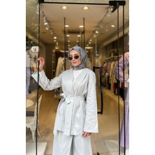 OE25Y939654 Omelya Keten Ceket