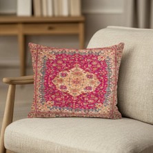 Etnik Desenli Renkli Yastık Kılıfı Kare