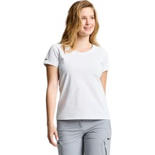 Slam Ws Tech Pique Kadın Beyaz Tişört