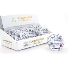 Taşlı Istanbul Tasarımı El Aynası Ince ALK2481