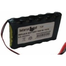 7.2V 2700MAH Oyuncak Araba Bataryası Tamiya Soket