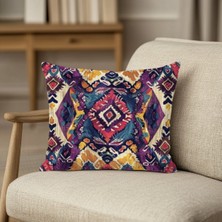 Otantik Kilim Desenli Kırlent Kılıfı