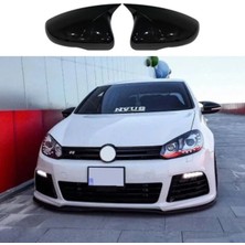 Vw Golf 6 2009-2012 Siyah Batman Ayna Kapagı