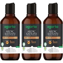 Agarta Doğal Şampuan Ardıç Katranı-Kretin 400 ml x 3 Adet