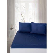 Silindir Pvc Çantalı %100 Pamuk Saten Lastikli Çarşaf Seti