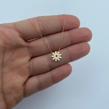 Papatya 14 Ayar Altın Kolye