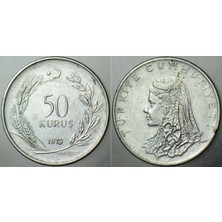 Banknoting Türkiye Cumhuriyeti 50 Kuruş 1973.