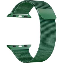 Apple Watch 10 42MM 6 7 8 9 10 Se Uyumlu 38 40 41MM Milano Metal Hasır Mıknatıslı Kordon Paslanmaz Çelik