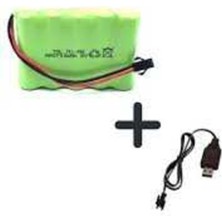 Tnl Oyuncak Araba Bataryası 6V 2700MAH Siyah Soket ve USB Şarj Cihazı ile Yüksek Performans