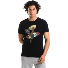 Superfly Men Tshirt Erkek Siyah Tshirt 22600-2
