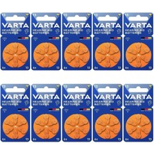 Varta 13 Numara Işitme Cihazı Pili 6'lı Blister 10 Adet(60 Adet)