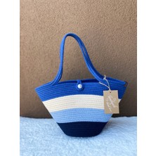 Elçiçek Homedecor Hasır Çanta,kol Çantası,plaj Çantası