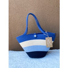 Elçiçek Homedecor Hasır Çanta,kol Çantası,plaj Çantası