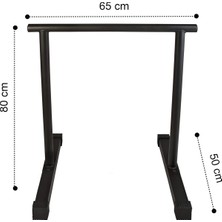 2 Li Paralel Dips Barı Seti - Triceps Bar