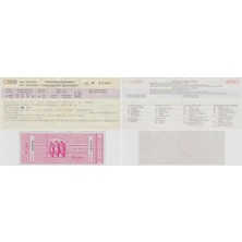 Banknoting Ukrayna 2 Farklı Bilet Yırtma Iptalli.