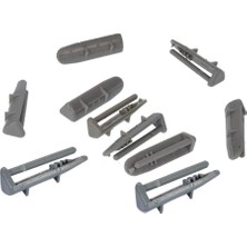 Populer Beko D2001 Uyumlu Bulaşık Makinesi Arka Ray Kapağı Sepet Pimi 10 Adet RK0002-