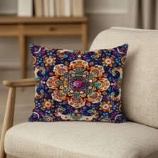 Kilim Desenli Çift Taraflı Kırlent Kılıfı