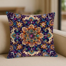 Kilim Desenli Çift Taraflı Kırlent Kılıfı