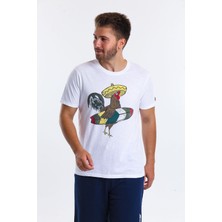 Superfly Men Tshirt Erkek Beyaz Tshirt 22600-01