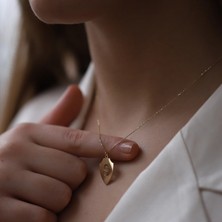 Harf 14 Ayar Altın Kolye