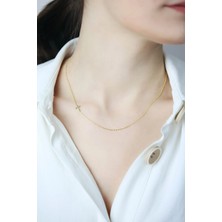 Haç 14 Ayar Altın Kolye