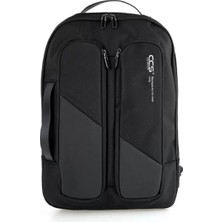 Ççs 51392 Laptop Bölmeli Sırt Çantası – Çok Gözlü, Suya Dayanıklı, Günlük Kullanıma Uygun - Siyah