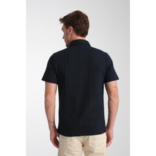 %100 Pamuk Erkek  Fermuar Detaylı T-Shirt - Soft ve Basic Günlük Kullanım