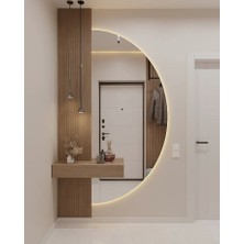 LED Ayna, Yarımay Ayna, Dekoratif Ayna, Duvar Aynası, Konsol Aynası, Holl Aynası, Günışığı LED